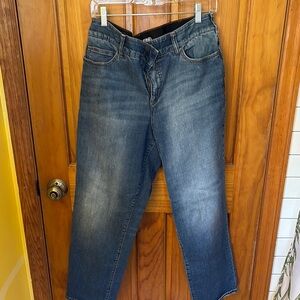 Blue Relaxed Fit Jeans with Natural Fading